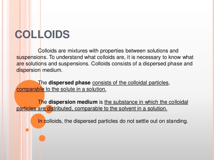 what is an example of a colloid
