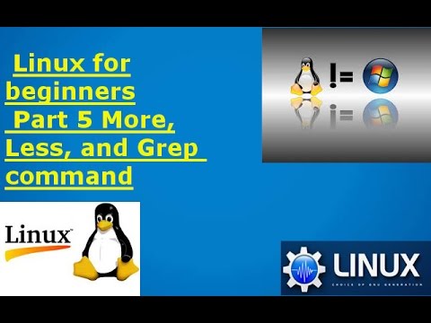 more and less command in linux with example