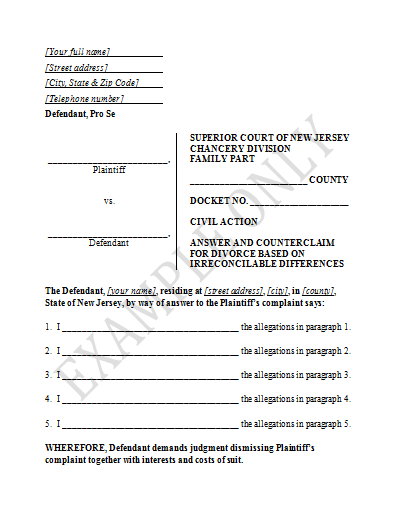 258.3 1 b example of a notice to defendant