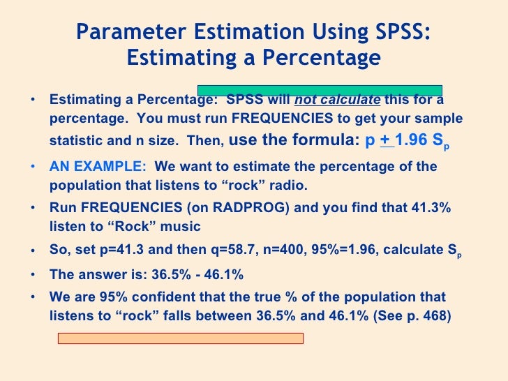 example of how to find population parameter