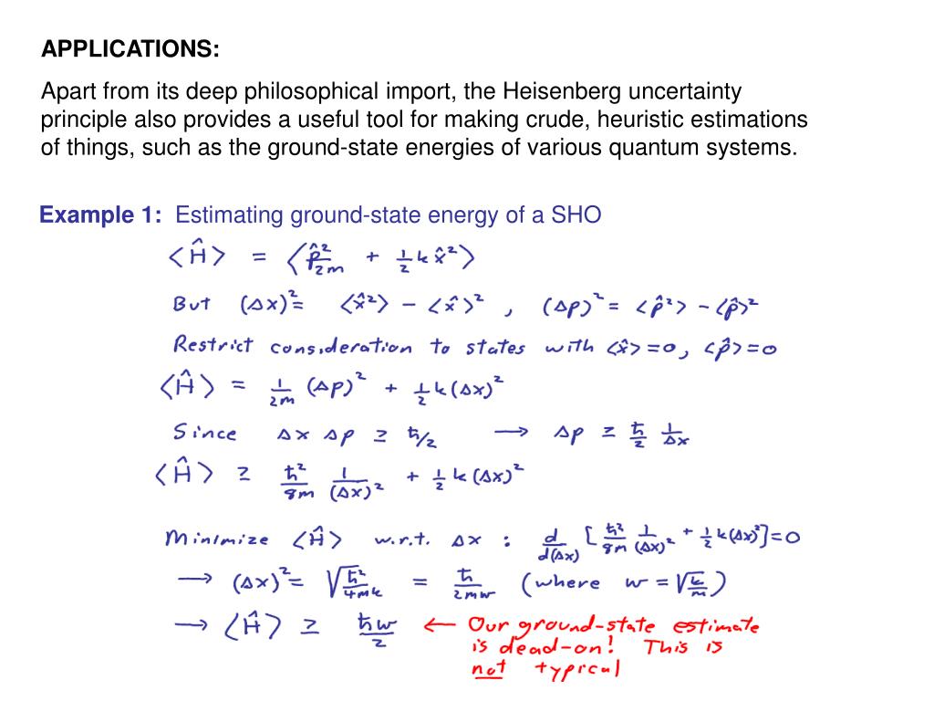 explain heisenberg uncertainty principle with example