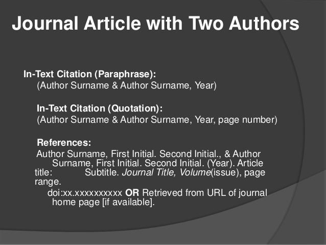example of mla citation for journal article