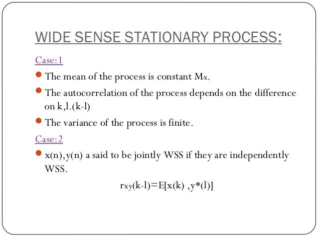 jointly wide sense stationary example