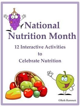 example activities for nutrition month celebration