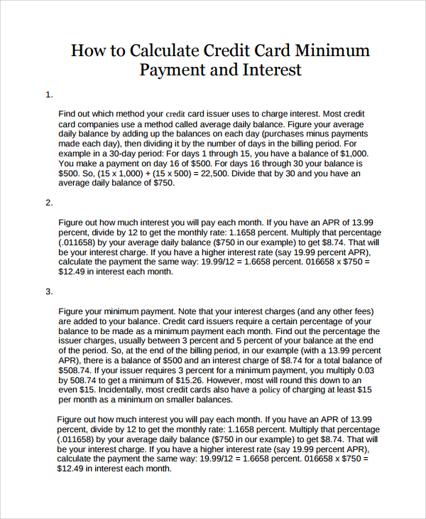 balance of payment calculation example
