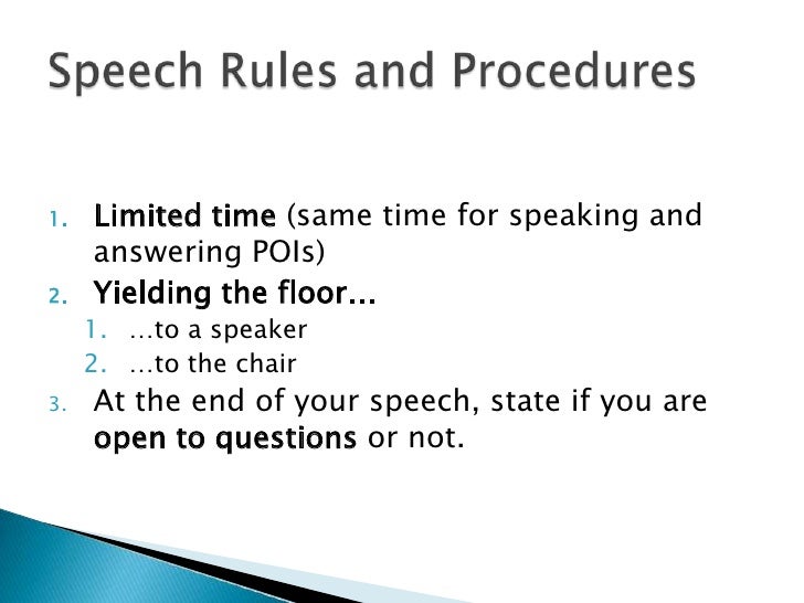 first speaker debate speech example