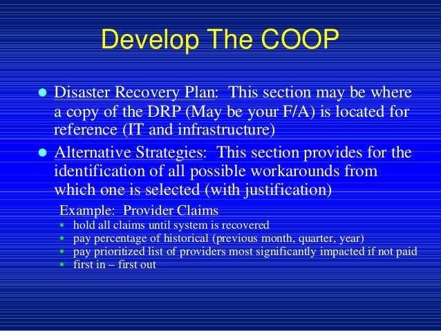 hipaa disaster recovery plan example
