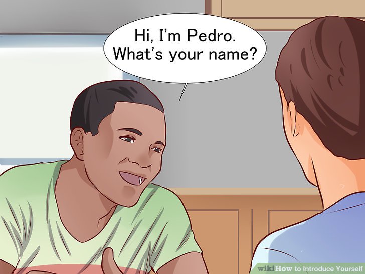 how to introduce myself in english example