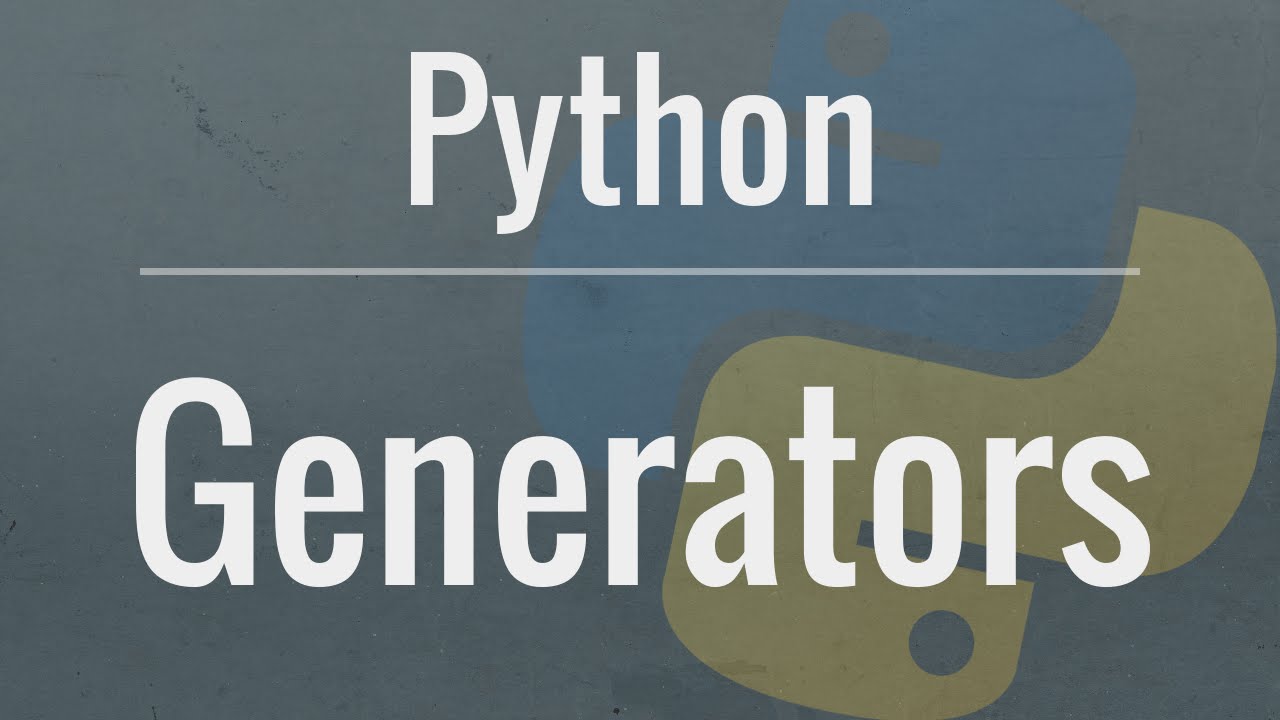 python how to use a generator function example