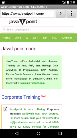 radio button in android example javatpoint