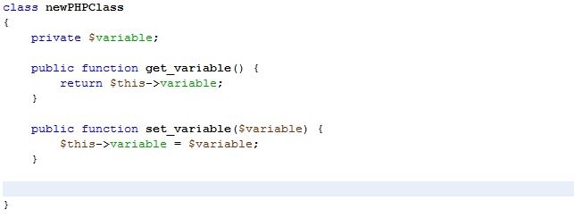simple example get and set method java