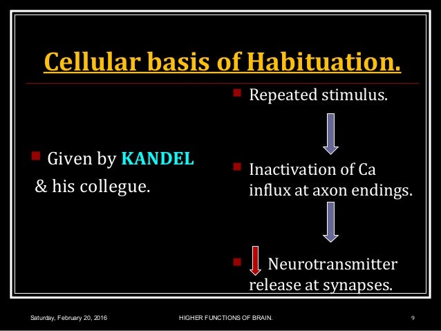 what is an example of habituation learning
